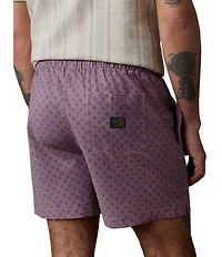 Faherty All Day 6#double; Inseam Navy Clay Bricks Swim Trunks
