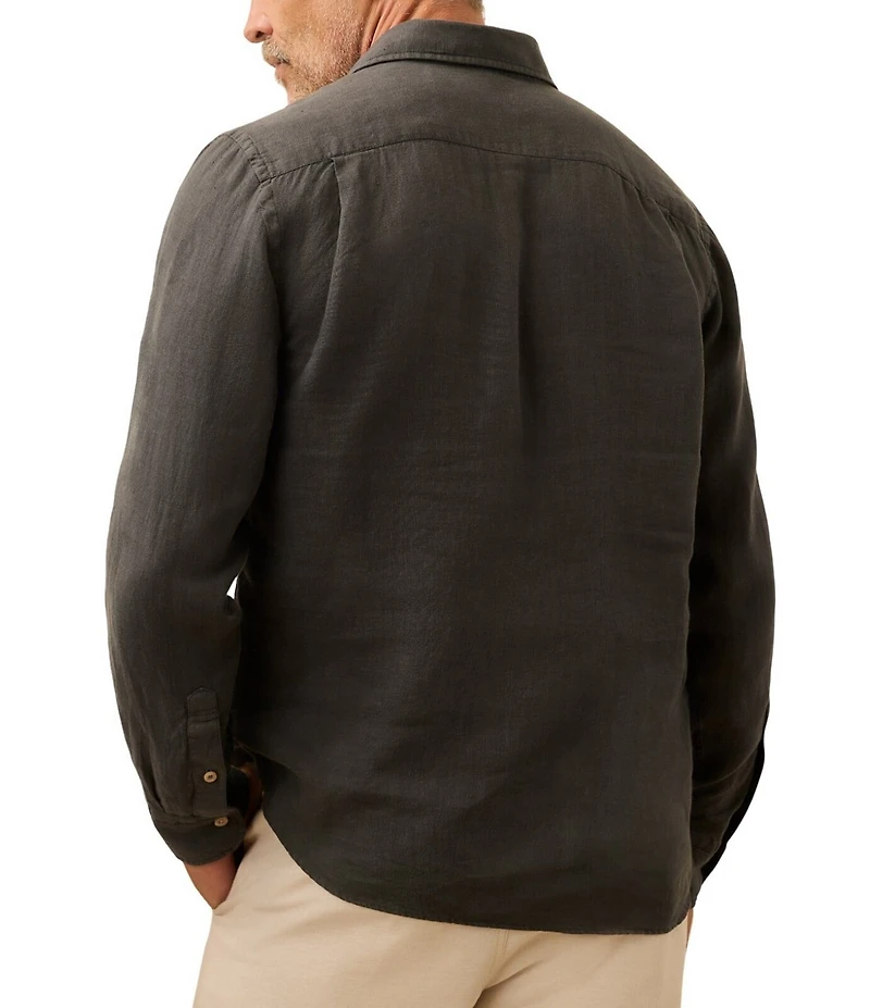 Faherty Big & Tall Laguna Linen Long Sleeve Woven Shirt