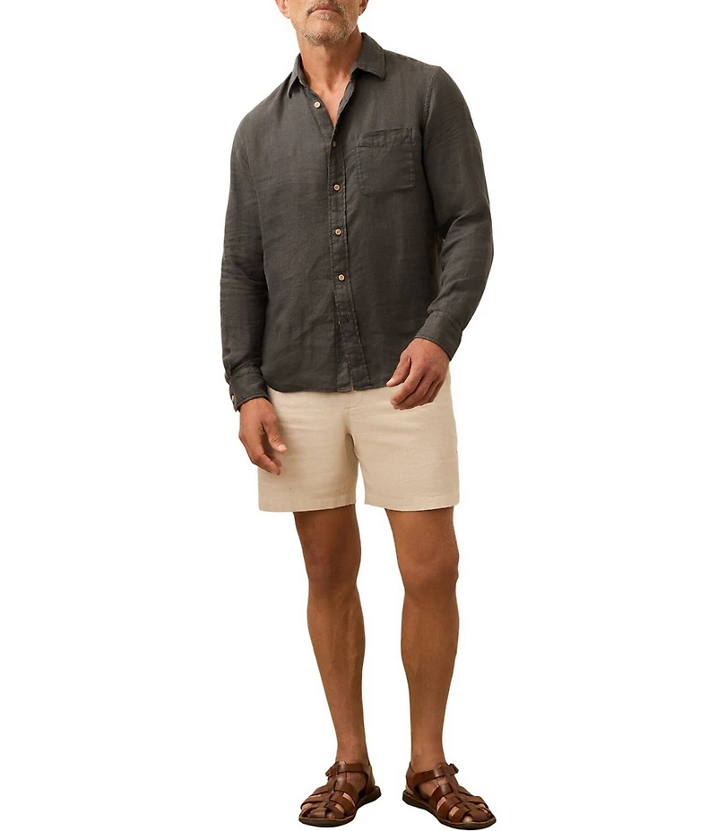 Faherty Big & Tall Laguna Linen Long Sleeve Woven Shirt