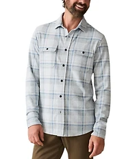 Faherty Big & Tall Legend Sweater Large Plaid Long Sleeve Woven Shirt