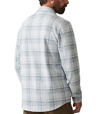 Faherty Big & Tall Legend Sweater Large Plaid Long Sleeve Woven Shirt