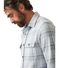 Faherty Big & Tall Legend Sweater Large Plaid Long Sleeve Woven Shirt