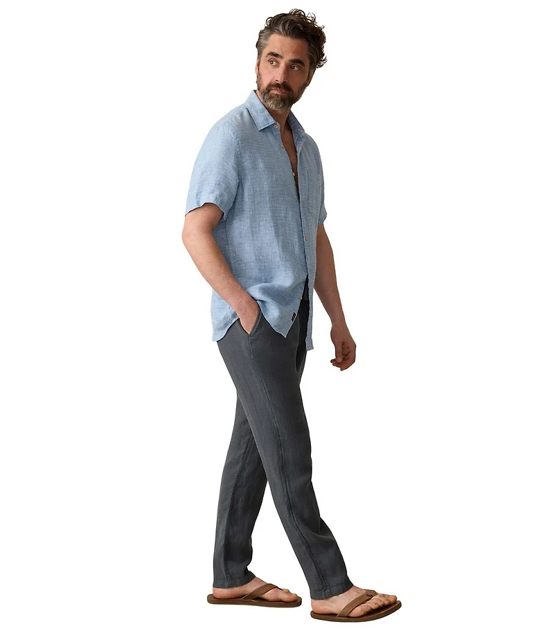 Faherty Big & Tall Linen Drawstring Pants