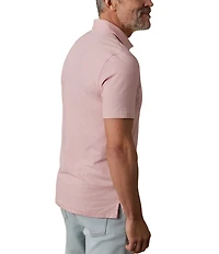 Faherty Big & Tall Movement Feeder Stripe Stretch Short Sleeve Polo Shirt