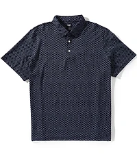 Faherty Big & Tall Movement Pique Short Sleeve Polo Shirt