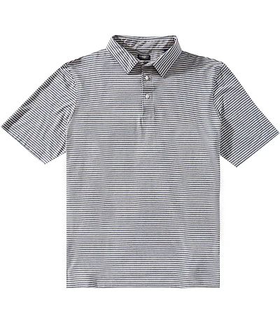 Faherty Big & Tall Movement Stripe Stretch Short Sleeve Polo Shirt