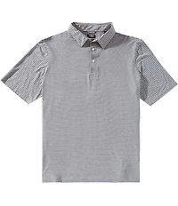 Faherty Big & Tall Movement Stripe Stretch Short Sleeve Polo Shirt