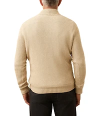 Faherty Big & Tall Quarter-Button Sweater