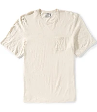 Faherty Big & Tall Sunwashed Organic Cotton Pocket Short Sleeve T-Shirt