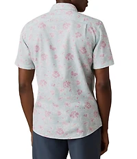 Faherty Breeze Allover Print Short Sleeve Woven Shirt