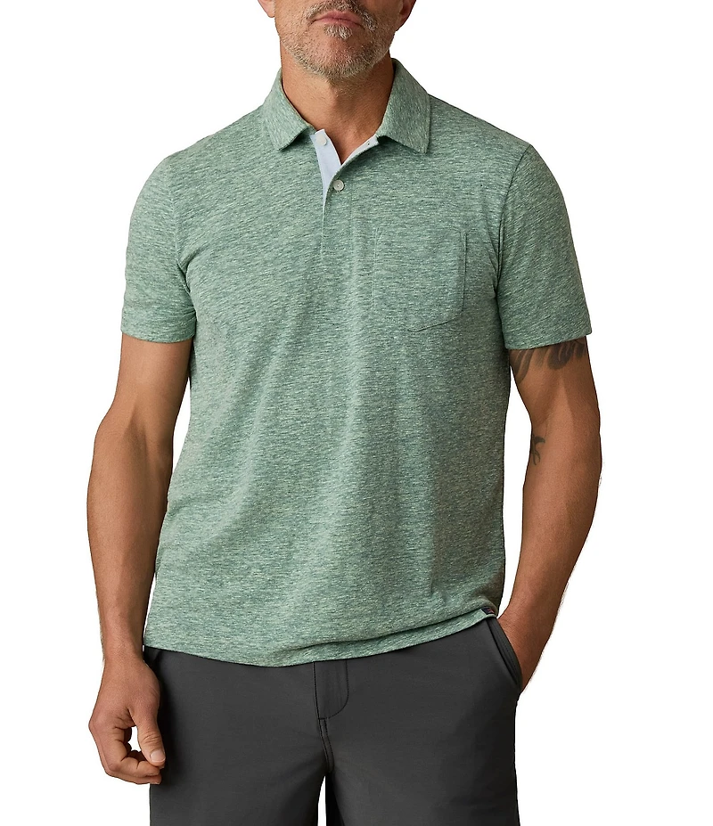 Faherty Breeze Short Sleeve Polo Shirt
