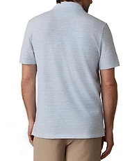 Faherty Breeze Stripe Short Sleeve Polo Shirt