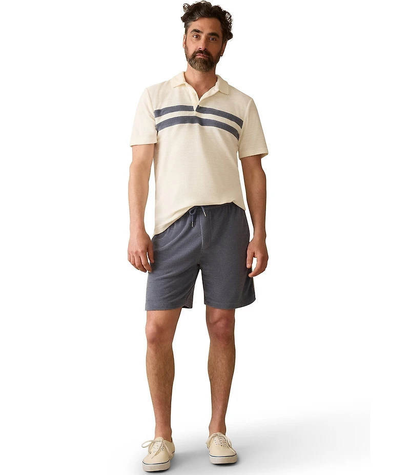 Faherty Cabana Towel Terry 7.5#double; Inseam Sweatshorts