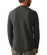Faherty Cloud Long Sleeve Henley Shirt