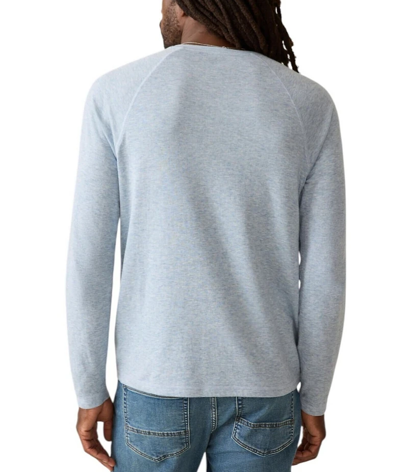 Faherty Cloud Long Sleeve Henley Shirt