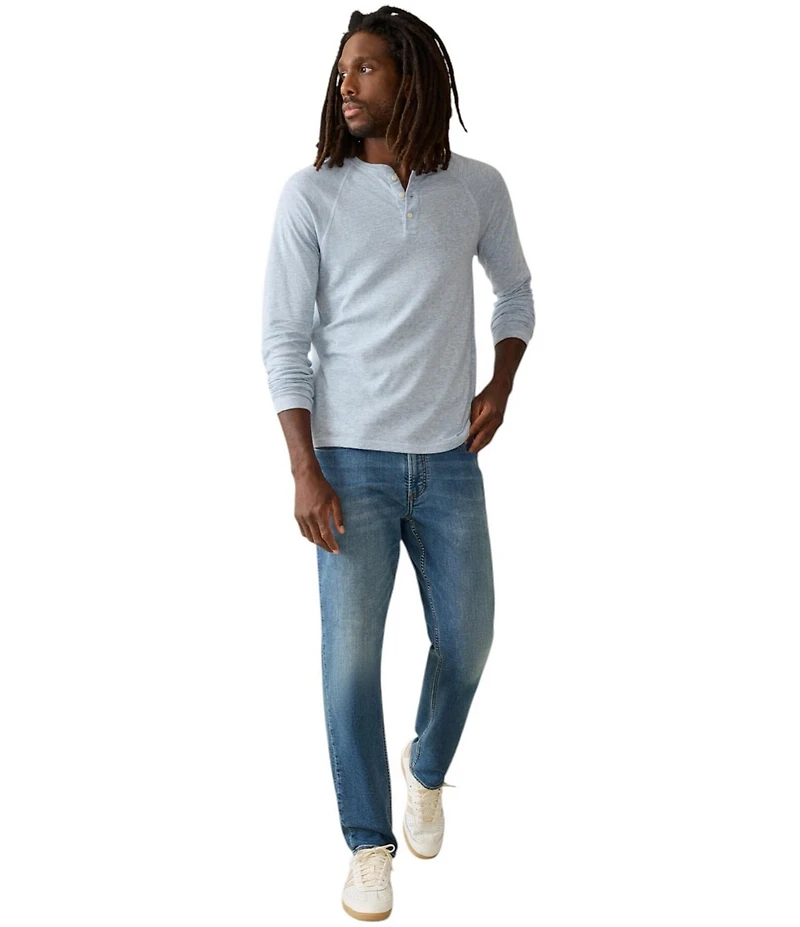 Faherty Cloud Long Sleeve Henley Shirt