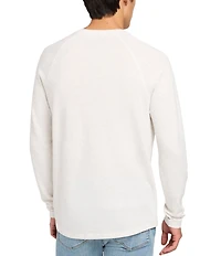 Faherty Cloud Long Sleeve Henley Shirt