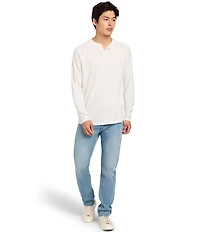 Faherty Cloud Long Sleeve Henley Shirt