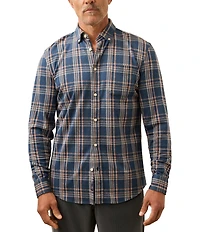 Faherty Coastline Knit Long Sleeve Twilight Woven Shirt