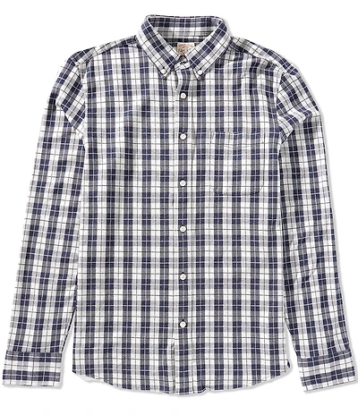 Faherty Coastline Knit Long Sleeve Woven Shirt