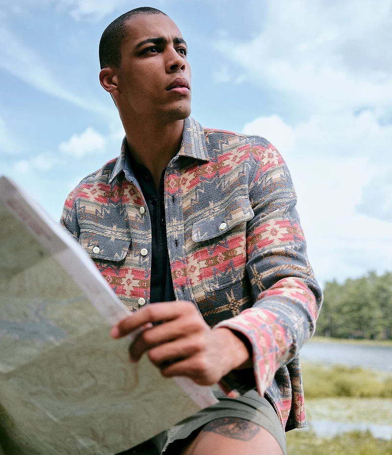 Faherty Doug Good Feather Canyon Overshirt