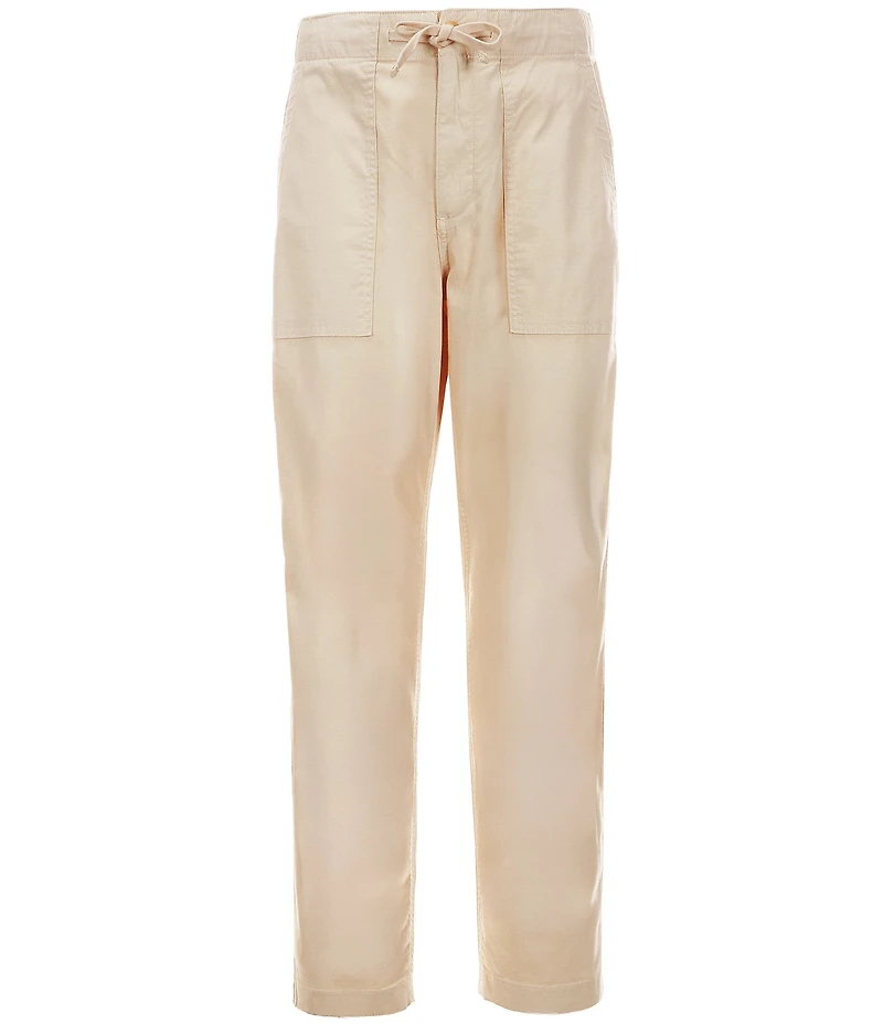 Faherty Dune Organic Cotton Blend Straight Leg Relaxed Utility Pants