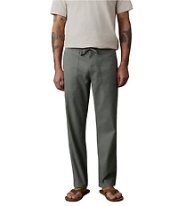 Faherty Dune Organic Cotton Blend Straight Leg Relaxed Utility Pants