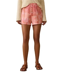 Faherty Dune Organic Cotton Gauze Tie-Dye Mid Rise Coordinating Boxer Shorts