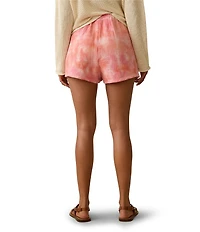 Faherty Dune Organic Cotton Gauze Tie-Dye Mid Rise Coordinating Boxer Shorts