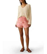 Faherty Dune Organic Cotton Gauze Tie-Dye Mid Rise Coordinating Boxer Shorts
