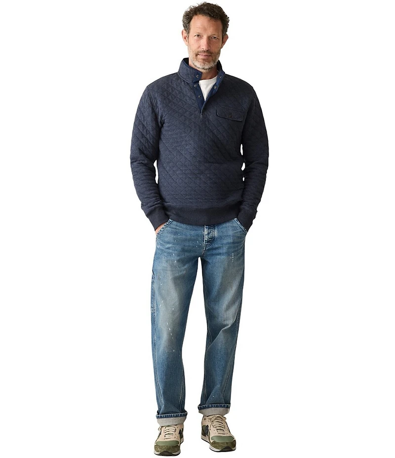 Faherty Epic Quilted Knit Pullover