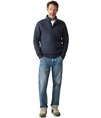 Faherty Epic Quilted Knit Pullover