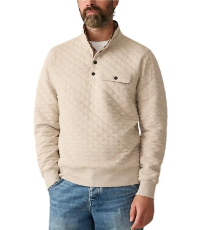 Faherty Epic Quilted Knit Pullover