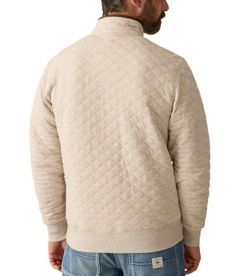 Faherty Epic Quilted Knit Pullover