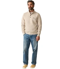 Faherty Epic Quilted Knit Pullover