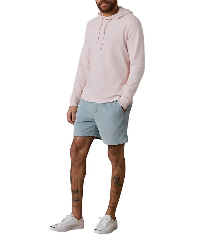 Faherty Essential Organic Cotton Blend Stretch Corduroy 6#double; Inseam Shorts