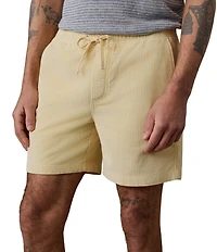 Faherty Essential Organic Cotton Blend Stretch Corduroy 6#double; Inseam Shorts