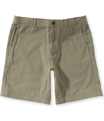 Faherty Essential Stretch Twill Organic Cotton 8#double; Inseam Shorts
