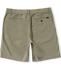 Faherty Essential Stretch Twill Organic Cotton 8#double; Inseam Shorts