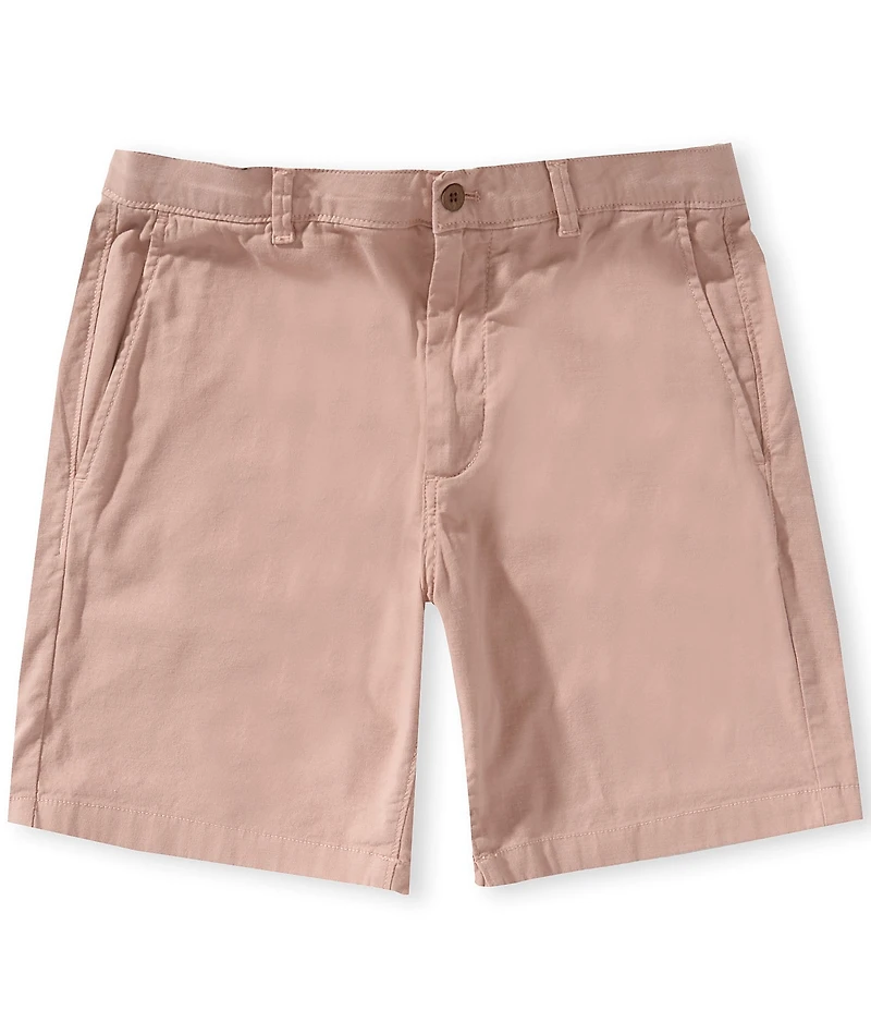 Faherty Essential Stretch Twill Organic Cotton 8#double; Inseam Shorts