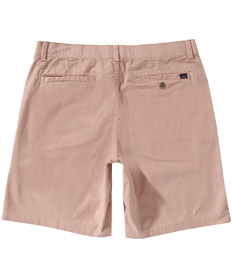 Faherty Essential Stretch Twill Organic Cotton 8#double; Inseam Shorts