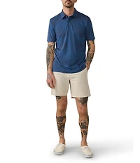 Faherty Essential Stretch Twill Organic Cotton 8#double; Inseam Shorts