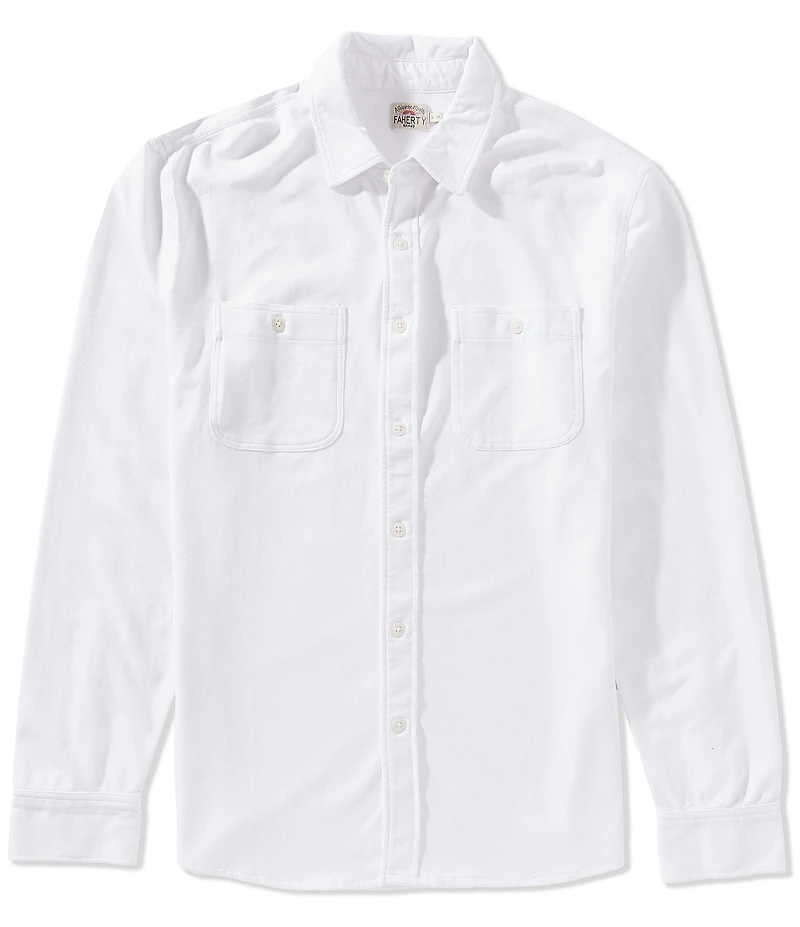 Faherty Field Knit Utility Shirt