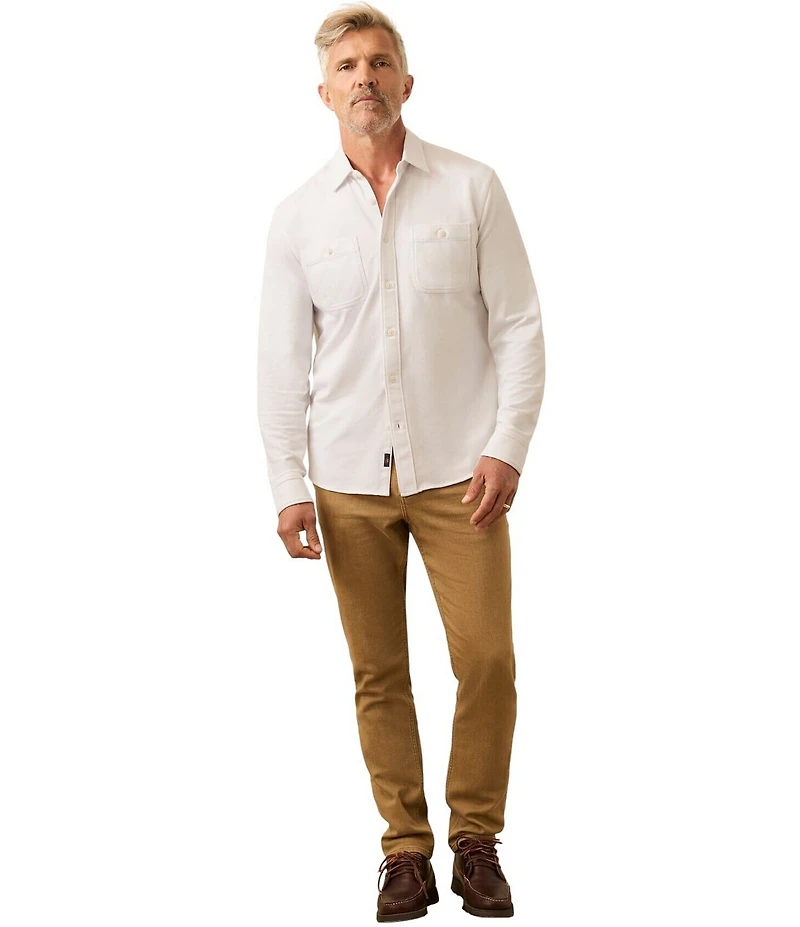Faherty Field Knit Utility Shirt