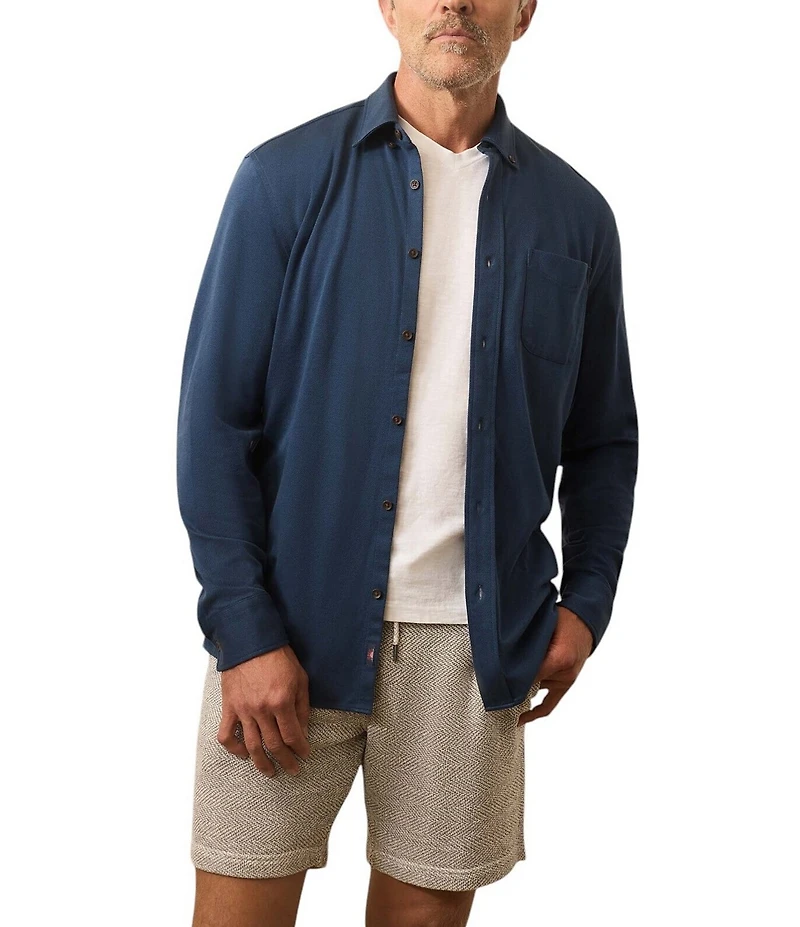 Faherty Field Knit Utility Shirt
