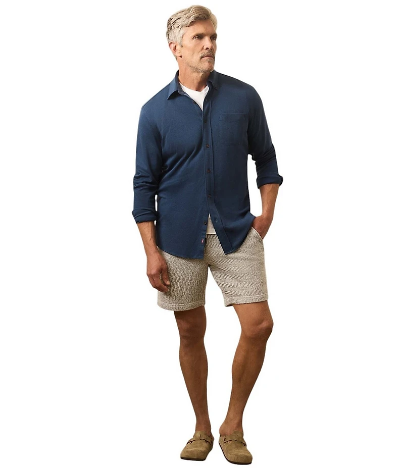 Faherty Field Knit Utility Shirt