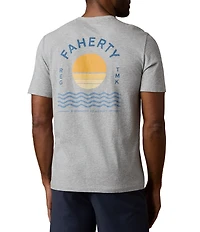 Faherty Graphic Sunwashed Pocket Short Sleeve T-Shirt