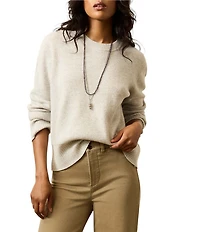 Faherty Jackson Essential Knit Crew Neck Long Sleeve Sweater