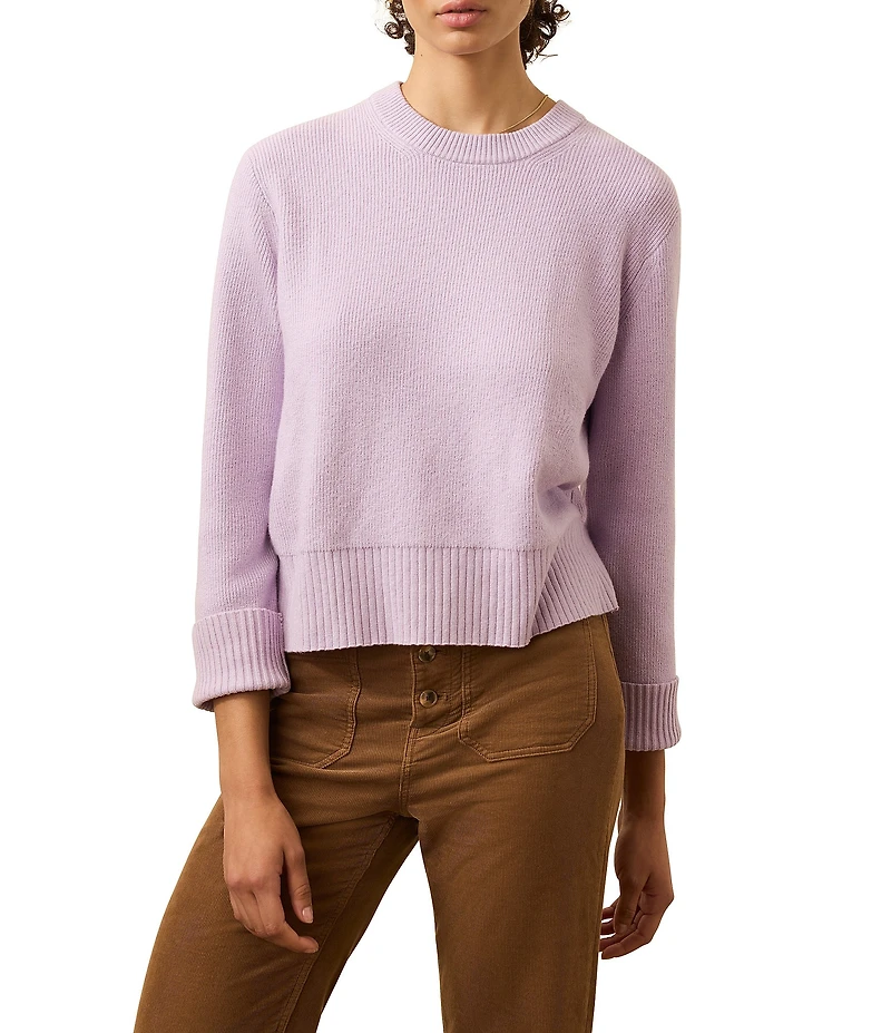 Faherty Jackson Essential Knit Crew Neck Long Sleeve Sweater