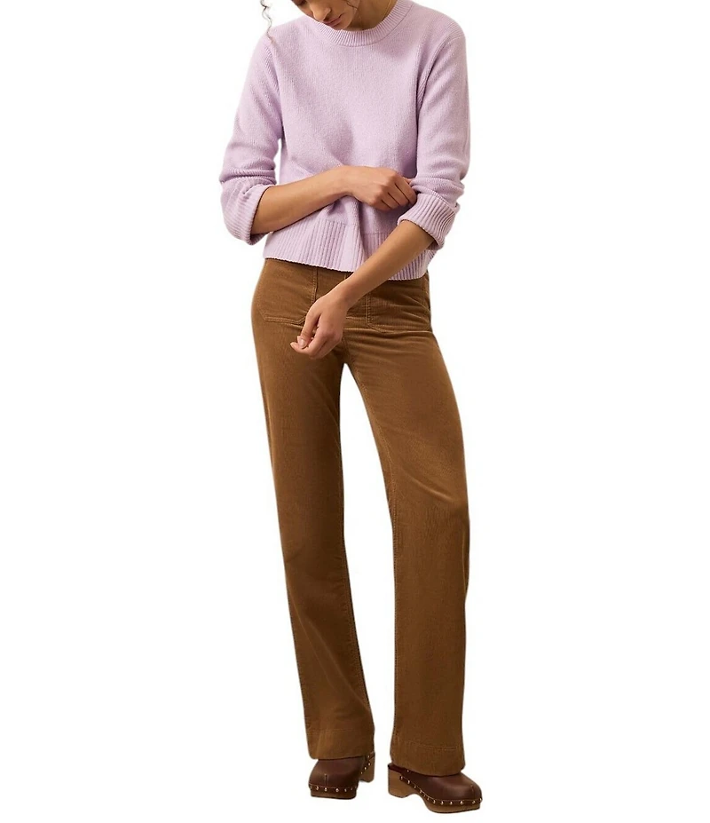 Faherty Jackson Essential Knit Crew Neck Long Sleeve Sweater
